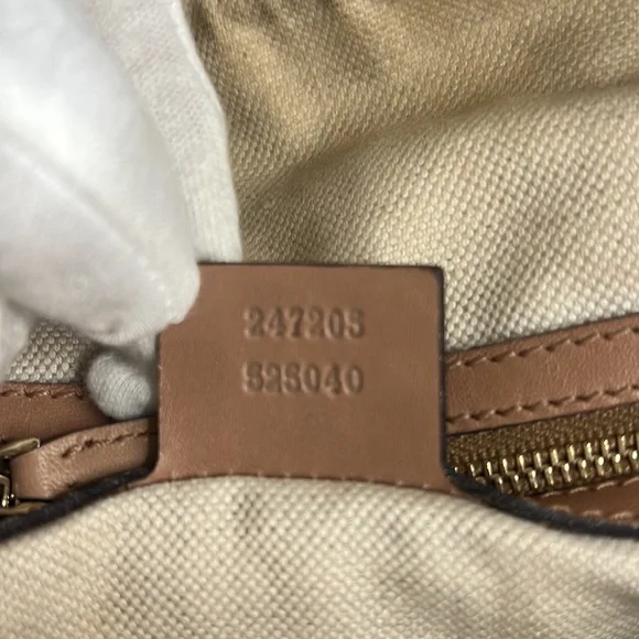 SOLD - Gucci Boston bag pink and burgundy stripe - Picture 10 of 16